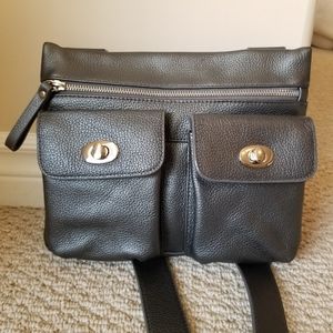 Danier Leather Pewter Crossbody